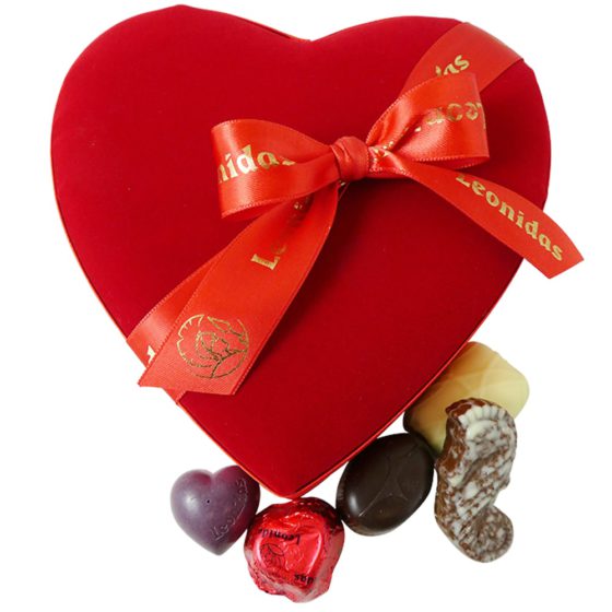 Assorted Leonidas Chocolates in 2 Velvet Gift Boxes - Image 2