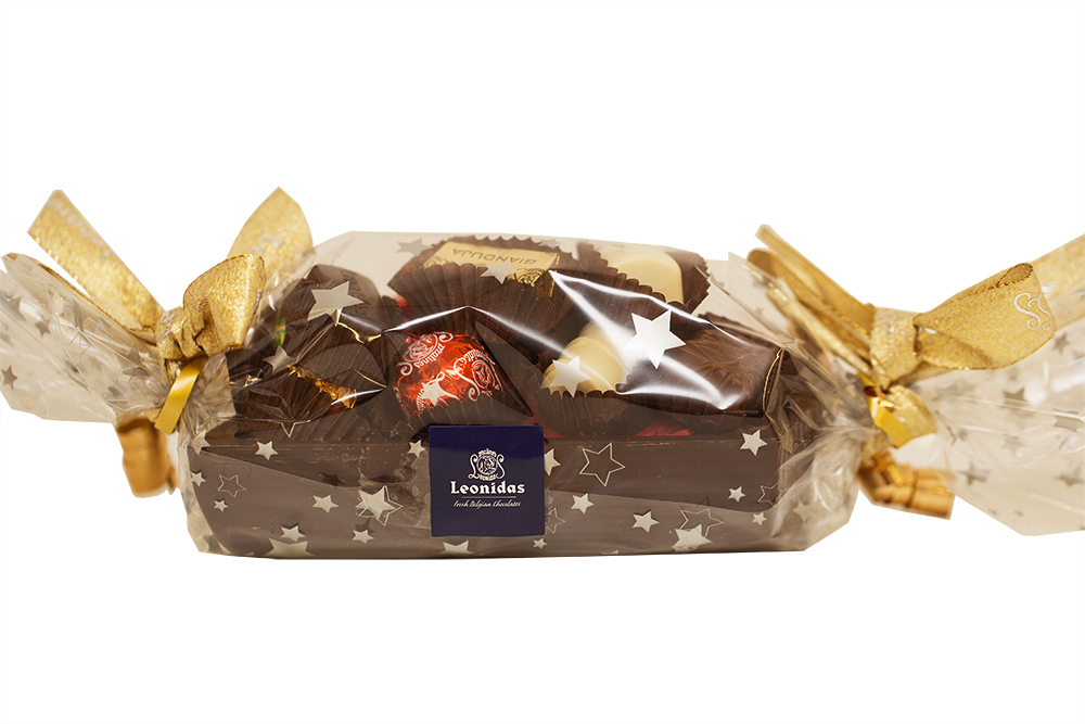 Leonidas Yule Log, 10 Choose Your Own & Milk or Dark Shell