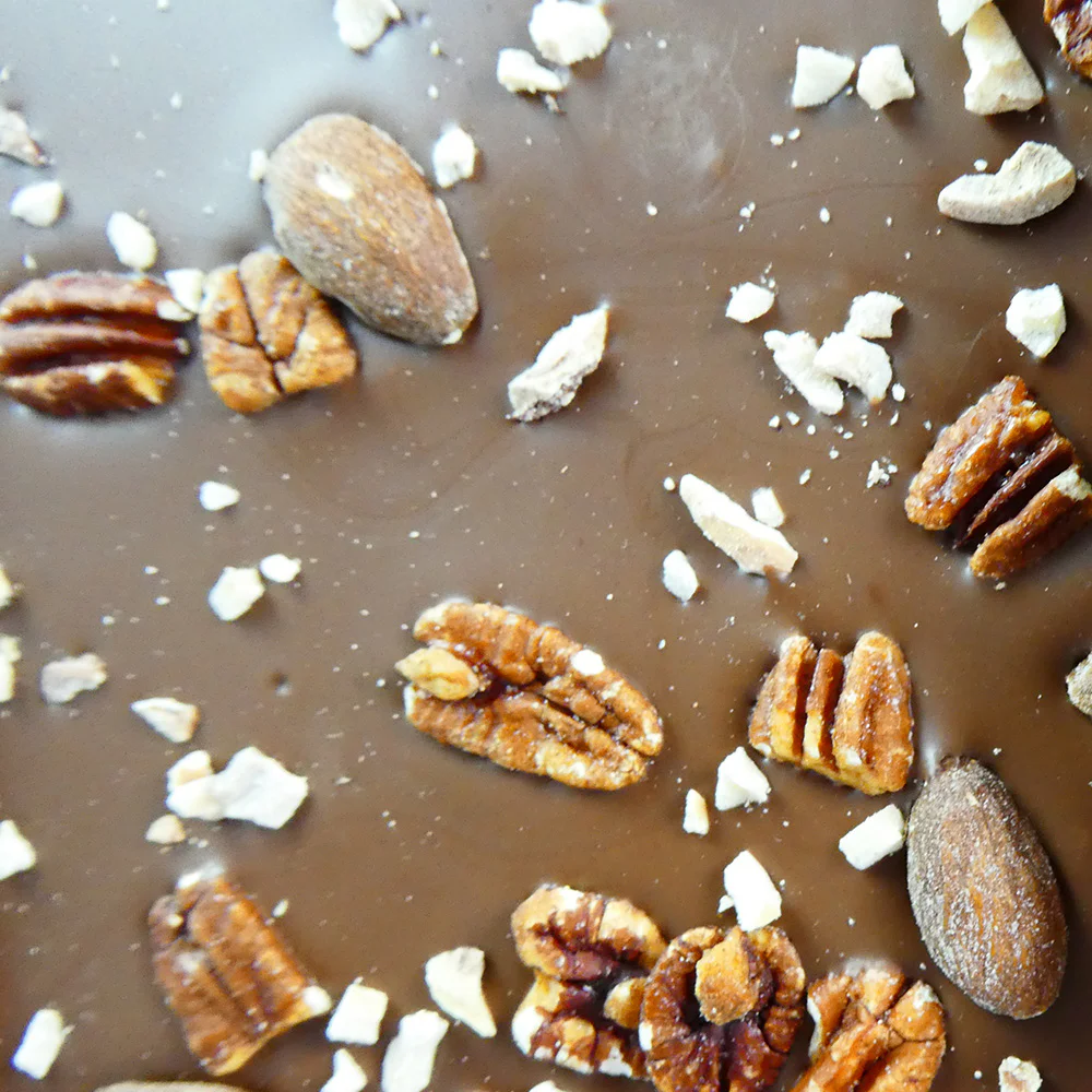 Leonidas Milk & Dark Large Nutty Tablets