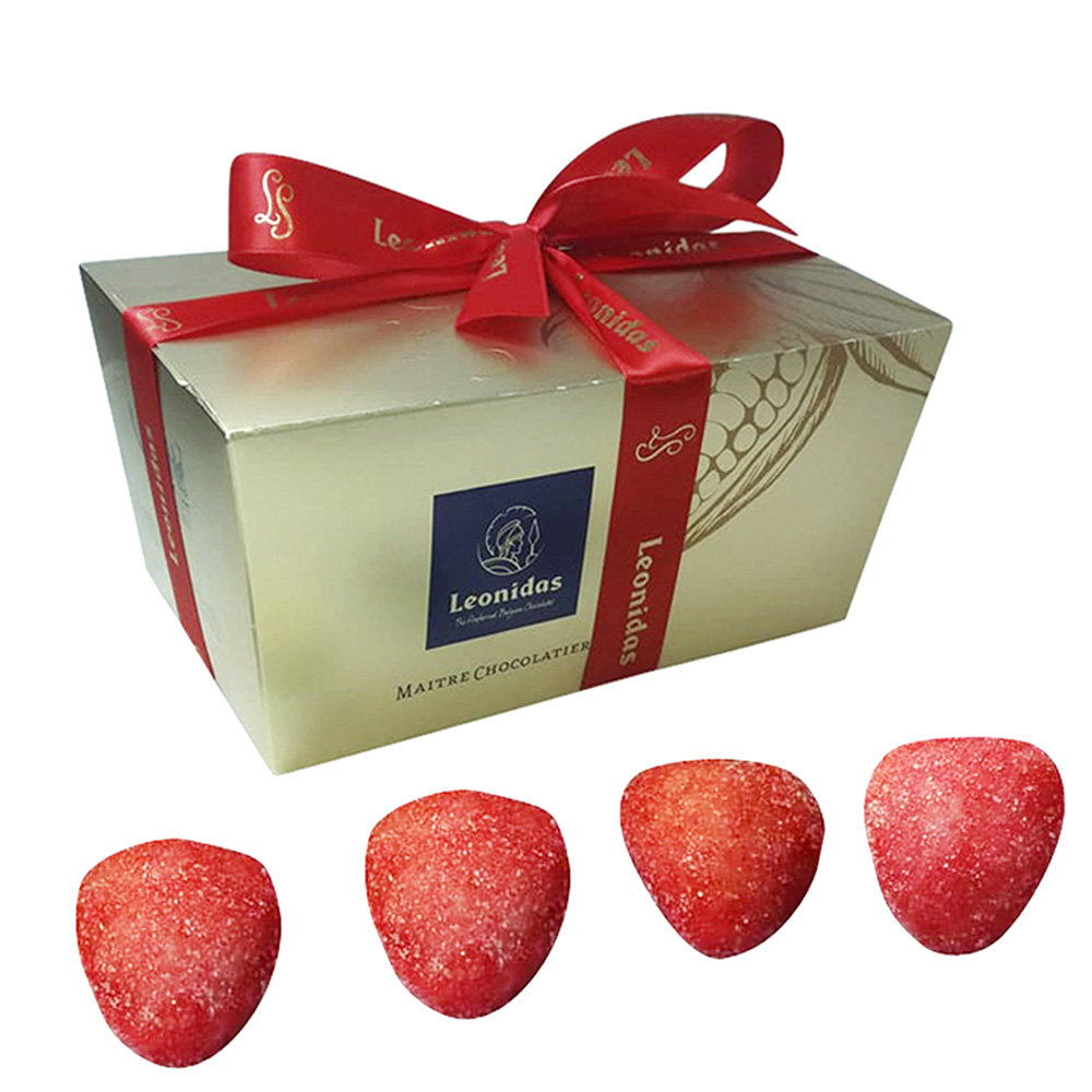 Sugar-Kissed Strawberry Marzipan – 12 Luxury Pieces