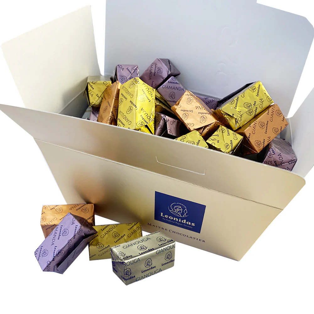 100 Iconic Belgian Milk Gianduja Pralines – Choose from 3 Decadent Flavours
