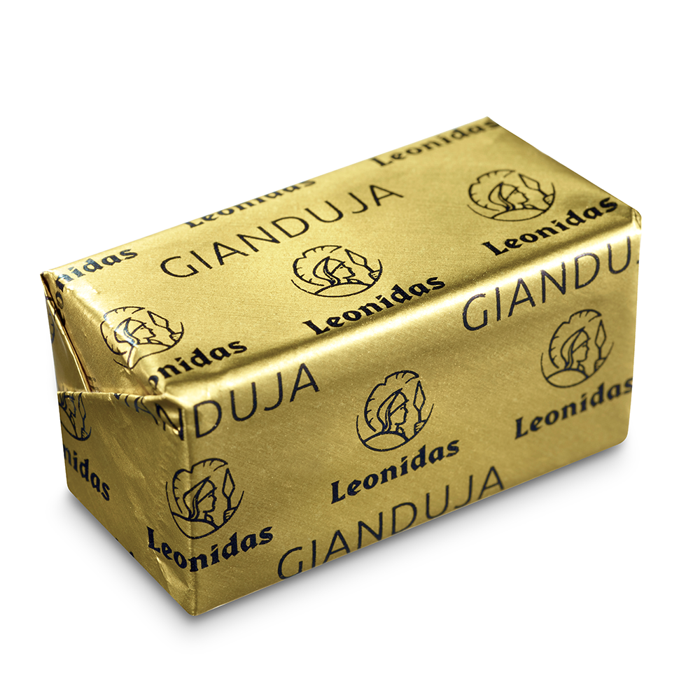 Luxury Leonidas Gianduja Bar Collection Gift Box – 24 Milk Pralines in Embossed Golden Box - Image 6