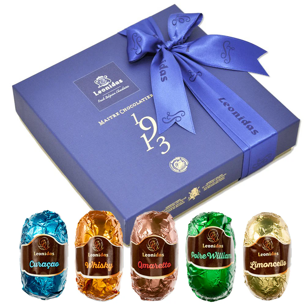 15 Assorted Leonidas Dark Pure Liquors GF