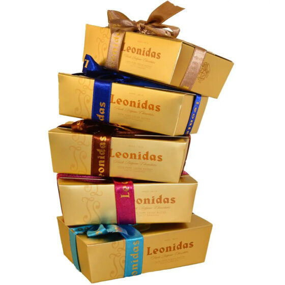 5 Gift Boxes of 7 Assorted Leonidas Chocolates