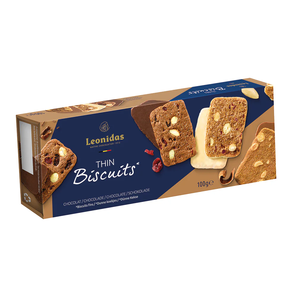 10 Pack of Leonidas Chocolate Assorted Manon Biscuits - Image 4