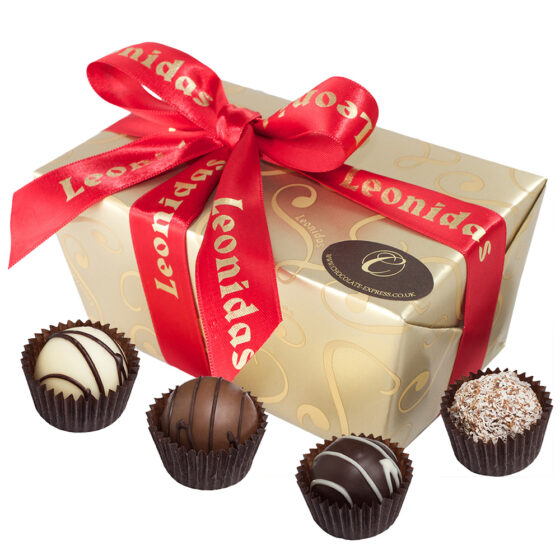 16 Leonidas Assorted Truffles – Raspberry, Coconut, Orange & Pistachio Selection