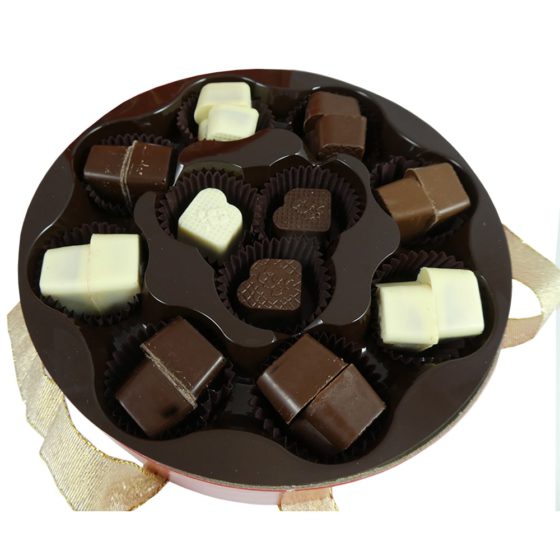 19 No Added Sugar Leonidas Chocolates in Festive Box - Image 2
