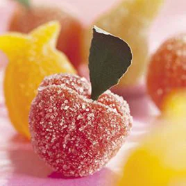12 Leonidas Fruit Jellies in Festive Cube