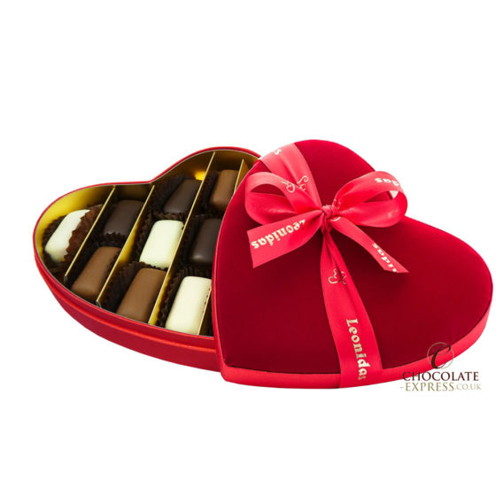 12 Assorted MANON Chocolates, Velvet Silk Gift Box