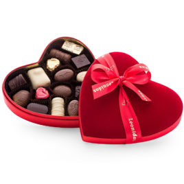 15 Assorted Leonidas Chocolates, Velvet Gift Box