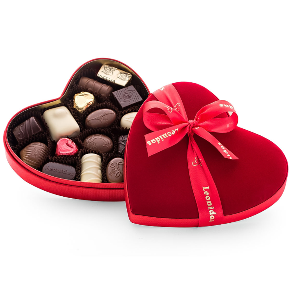 Valentine Heart One Pound Gift Box -- Morkes Chocolates