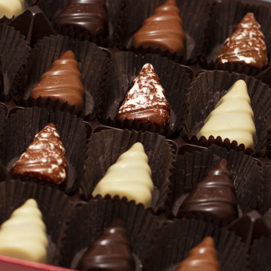 20 Leonidas Chocolate Christmas Trees