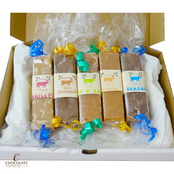 5 Assorted Christmas Fudge Gift Pack
