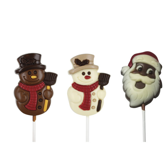 5 Chocolate Christmas Lollies, Ideal Christmas Party Treats