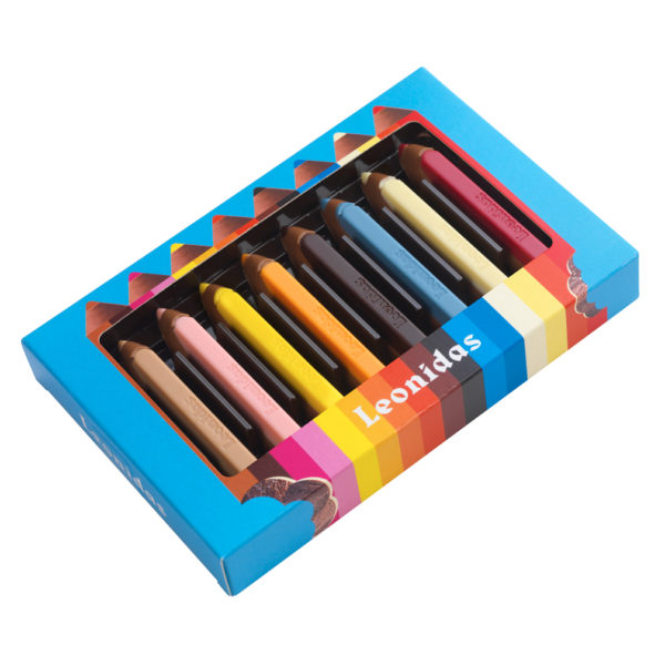 Leonidas Fun Milk Chocolate Crayons Perfect Children's Gift
