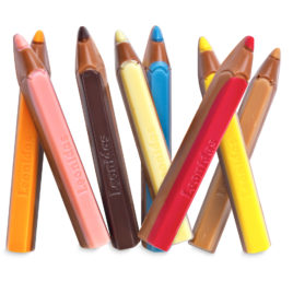 8 Leonidas Milk Chocolate Crayons