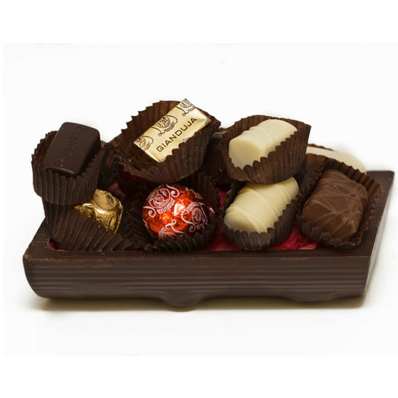 11 Assorted Chocolates, Leonidas Dark Yule Log