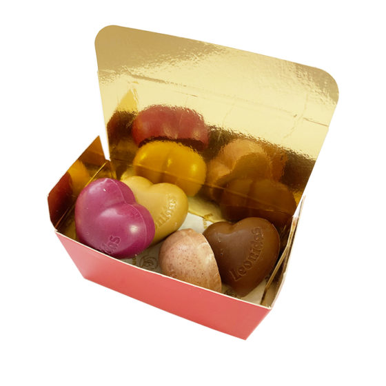 4 Limited Edition Chocolate Hearts, Love Token Favour Box - Image 2