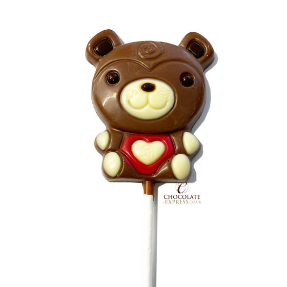 Love Bear Milk Chocolate Lolly