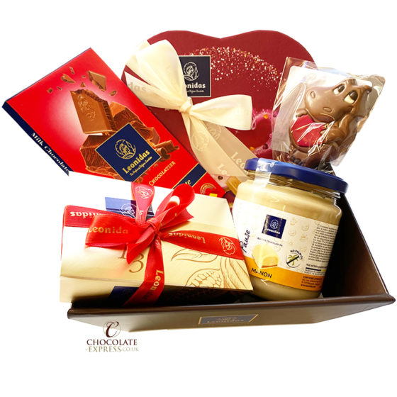 Valentine's Day Hamper with chocolates