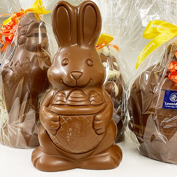 Giant Creamy Milk Belgian Chocolate Easter Bunny