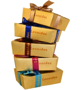 5 Gift Boxes of 7 Assorted Leonidas Chocolates