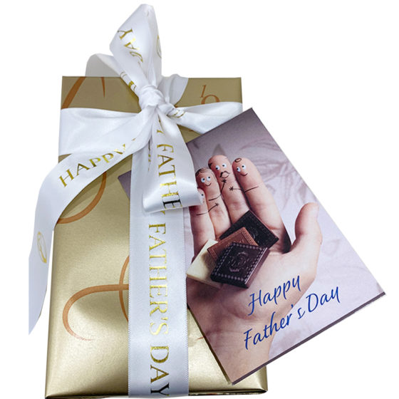 35 Assorted Leonidas Chocolates With Father's Day Card & Ribbon