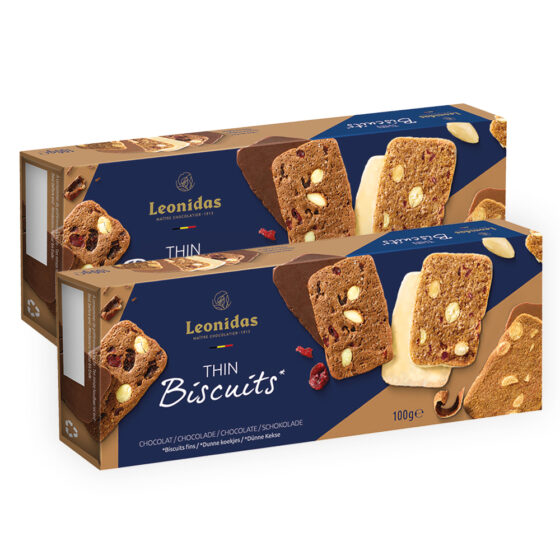 Twin-pack Leonidas Chocolate Assorted Manon Biscuits