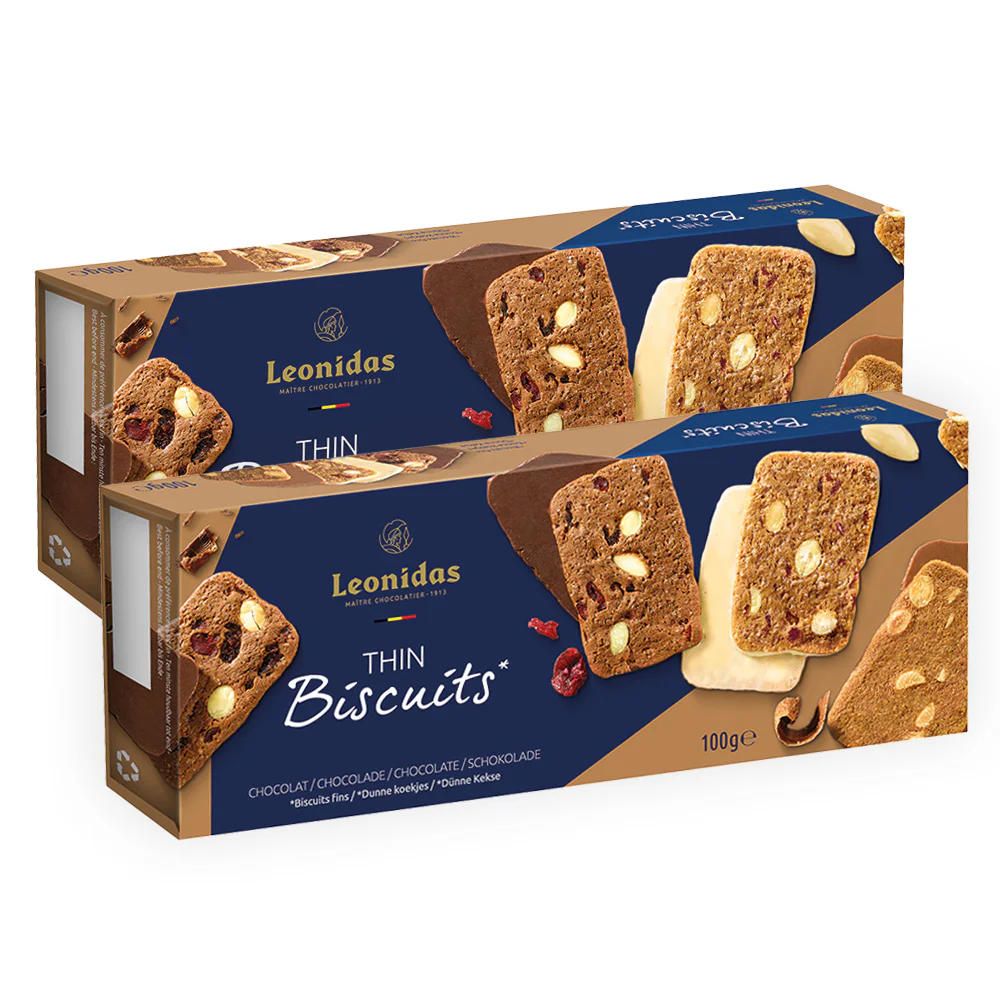 Twin-pack Leonidas Chocolate Assorted Manon Biscuits
