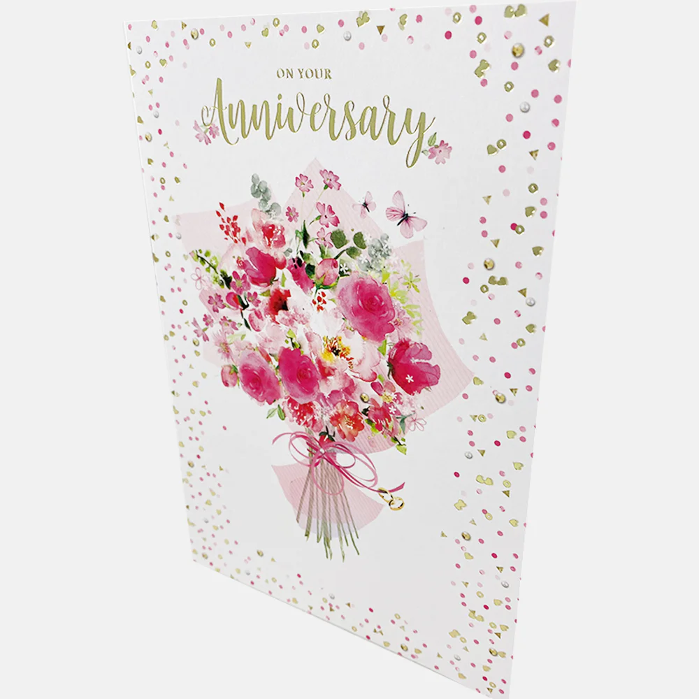 Floral Anniversary Card - Image 3