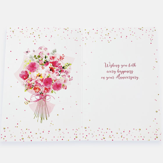 Floral Anniversary Card - Image 2