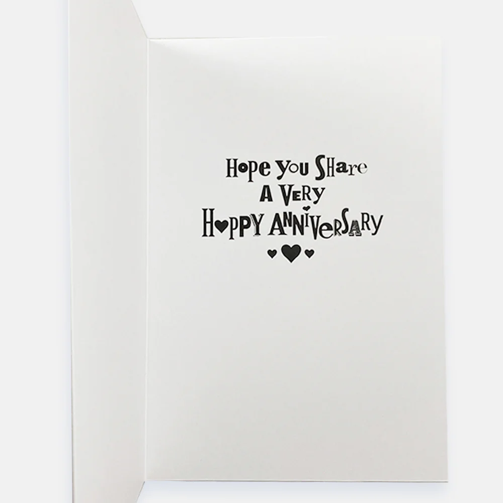 Happy Anniversary Hearts Card - Image 3