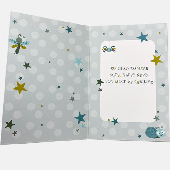 Welcome To The World New Baby Boy Card - Image 4