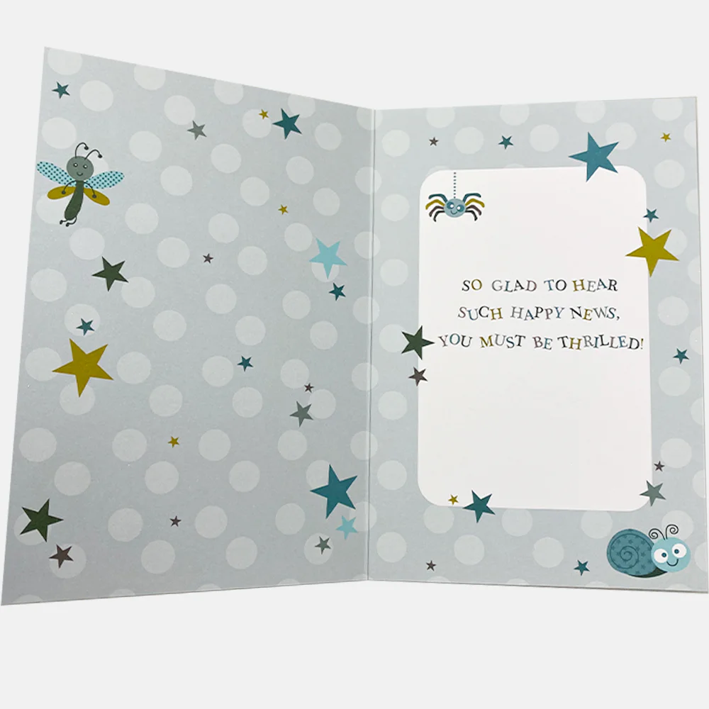 Welcome To The World New Baby Boy Card - Image 4