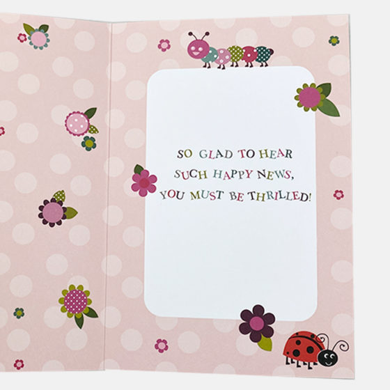 Welcome To The World New Baby Girl Card - Image 5