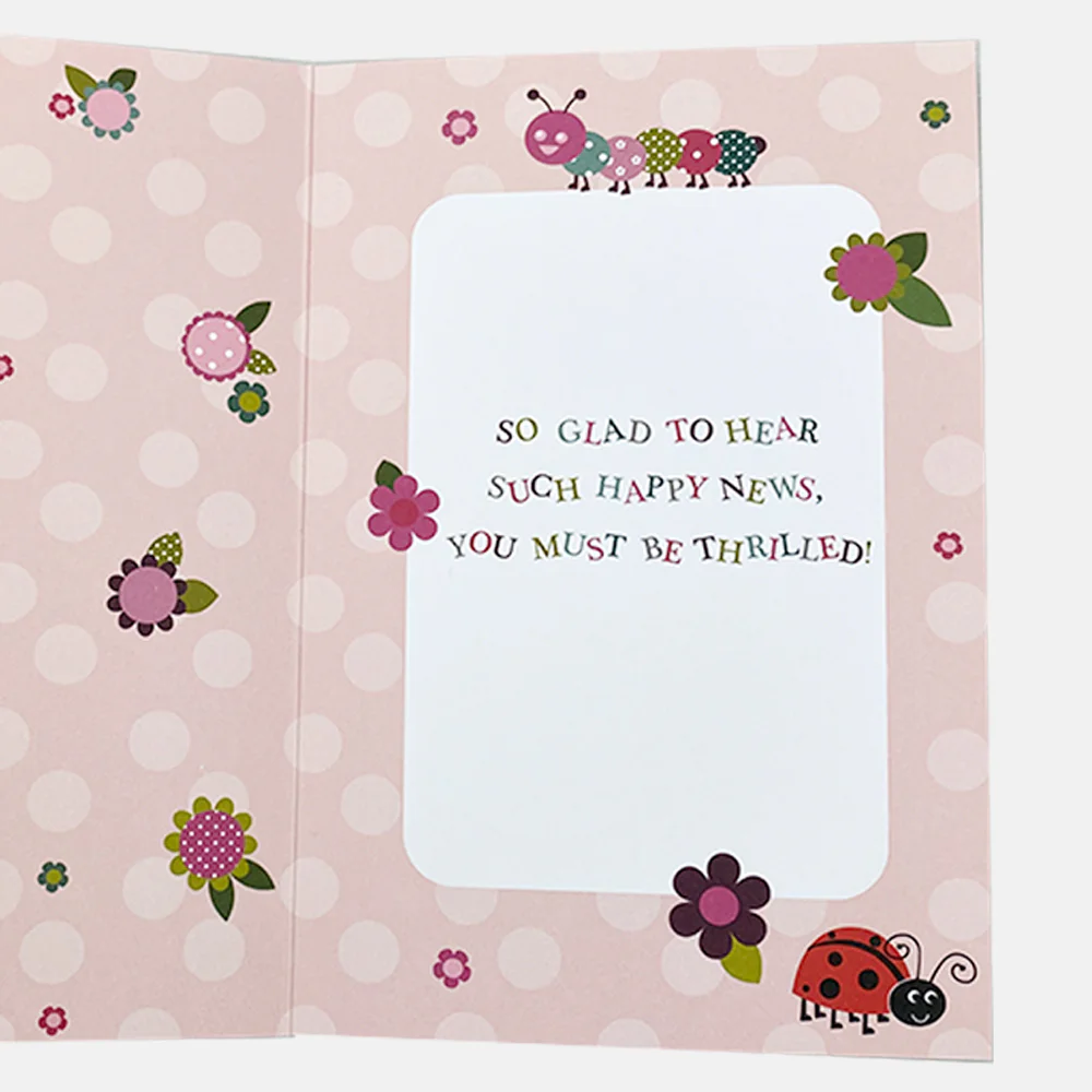 Welcome To The World New Baby Girl Card - Image 4