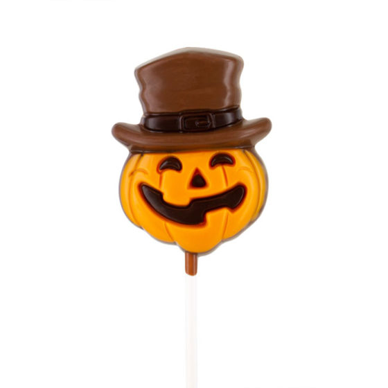 Halloween Pumpkin Chocolate Lolly