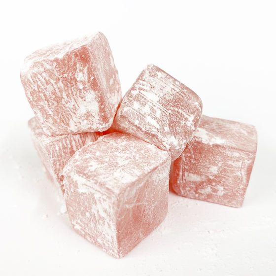 Pomegranate turkish delight