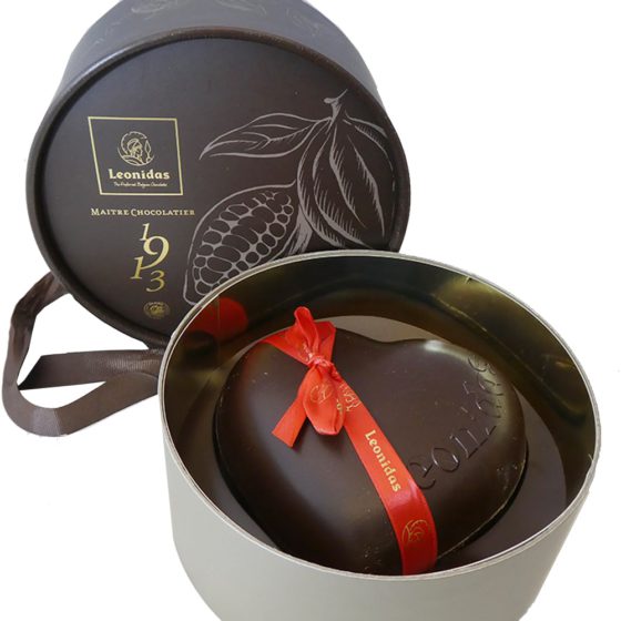 Valentine's Heart Dark chocolate in dora box