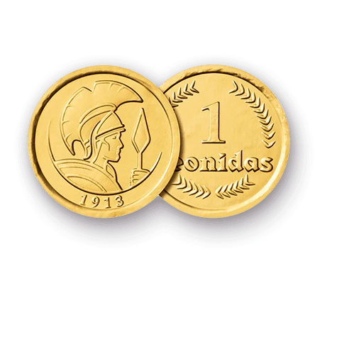 20 Leonidas Chocolate Coins Gift Bag - Image 4