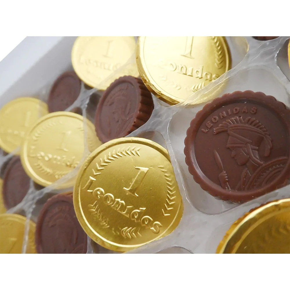 Luxury Leonidas Milk Chocolate Coin Advent – 100% Pure Cocoa Butter Belgian Chocolate - Image 3