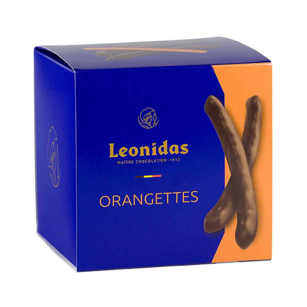 Leonidas Orangettes – Dark Belgian Chocolate with Candied Orange Peel Gift Box - Image 3