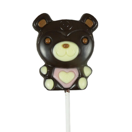 3 for 2 Love Bear Chocolate Lollys - Image 2