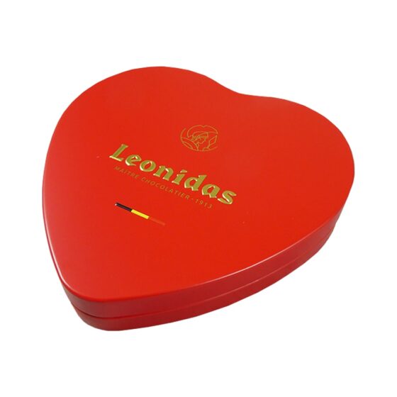 9 Leonidas Chocolates Heart Premium Tin Gift Box - Image 2