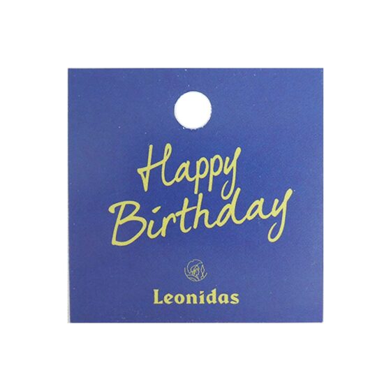 Leonidas Happy Birthday Gift Tag