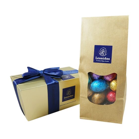 22 Assorted Leonidas Chocolates & 35 Assorted Kid Friendly Mini Eggs