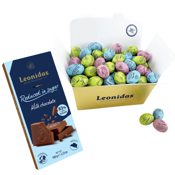 Choose Your Own Large Bar & 30 Mini Eggs all Reduced Sugar