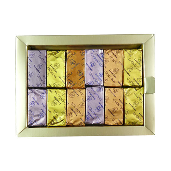 Father's Day 24 Mixed Praline Gia's in Embossed Golden Box - Image 3