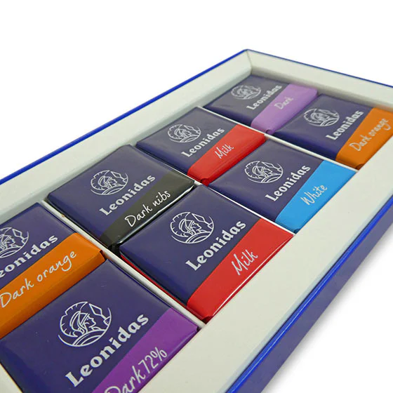 Create Your Own Box: 54 Luxury Leonidas Napolitain Squares - Image 5
