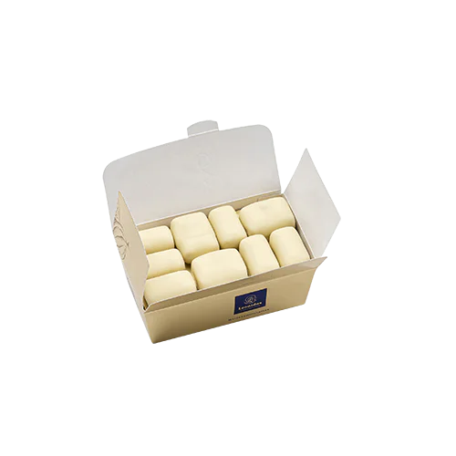 18 Leonidas Manon Blanc & Cafe White WITH 10 Assorted Fudge Fingers - Image 2
